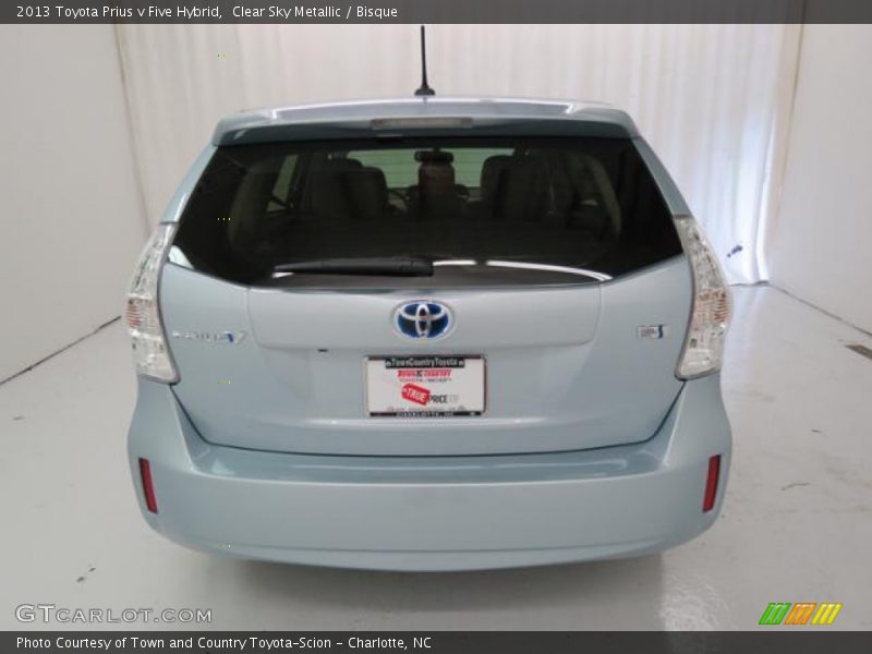 Clear Sky Metallic / Bisque 2013 Toyota Prius v Five Hybrid