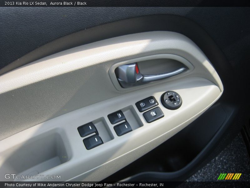 Aurora Black / Black 2013 Kia Rio LX Sedan