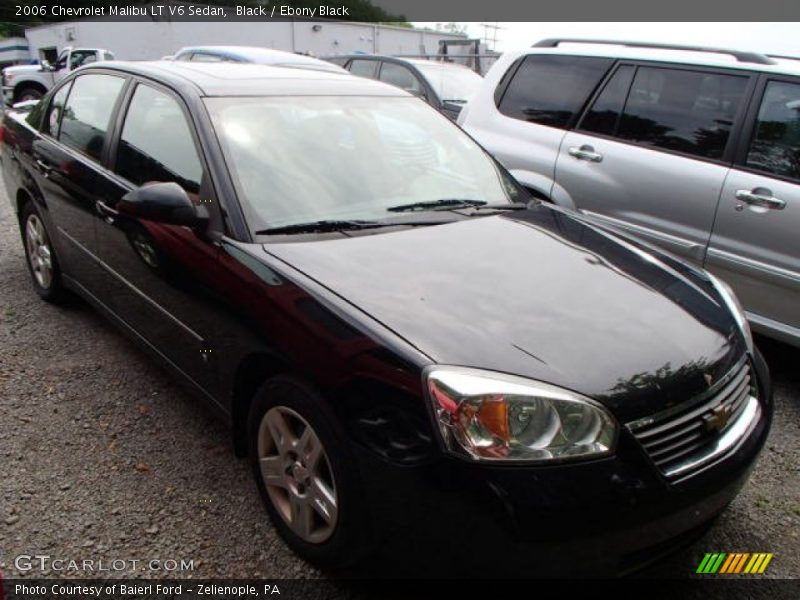 Black / Ebony Black 2006 Chevrolet Malibu LT V6 Sedan