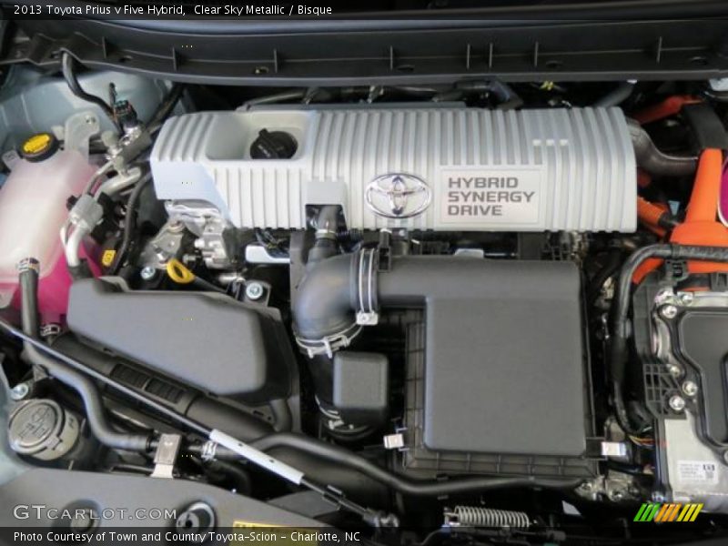 Clear Sky Metallic / Bisque 2013 Toyota Prius v Five Hybrid