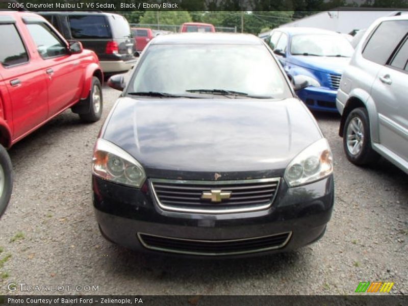 Black / Ebony Black 2006 Chevrolet Malibu LT V6 Sedan