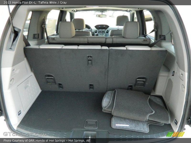 Taffeta White / Gray 2013 Honda Pilot EX-L