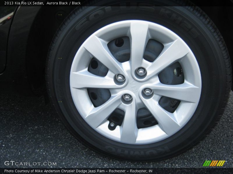 Aurora Black / Black 2013 Kia Rio LX Sedan