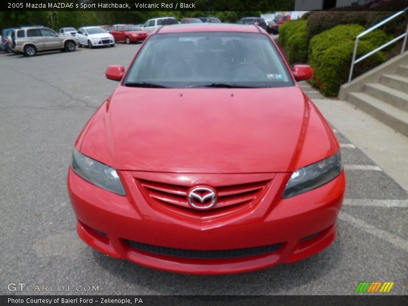 Volcanic Red / Black 2005 Mazda MAZDA6 s Sport Hatchback