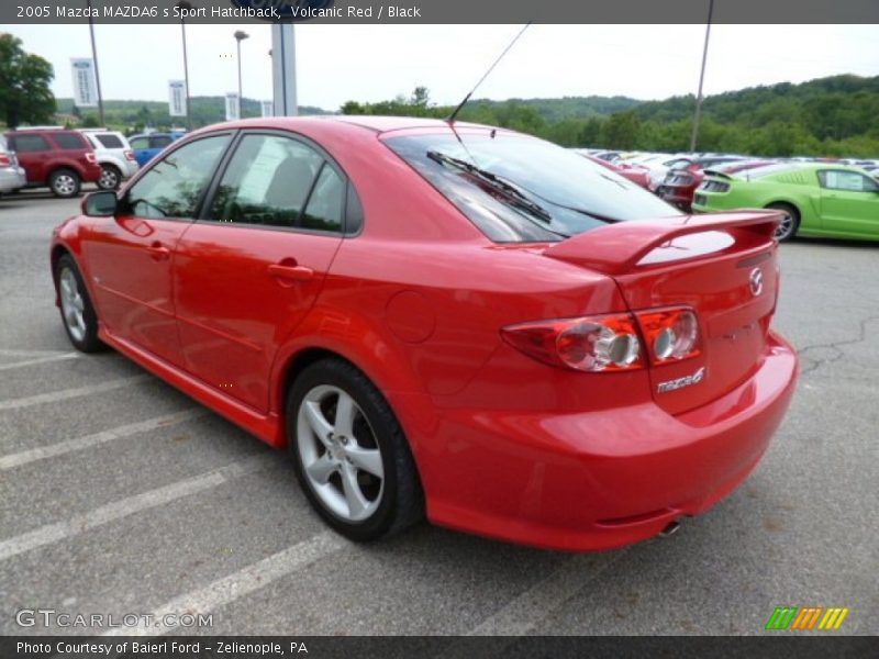 Volcanic Red / Black 2005 Mazda MAZDA6 s Sport Hatchback