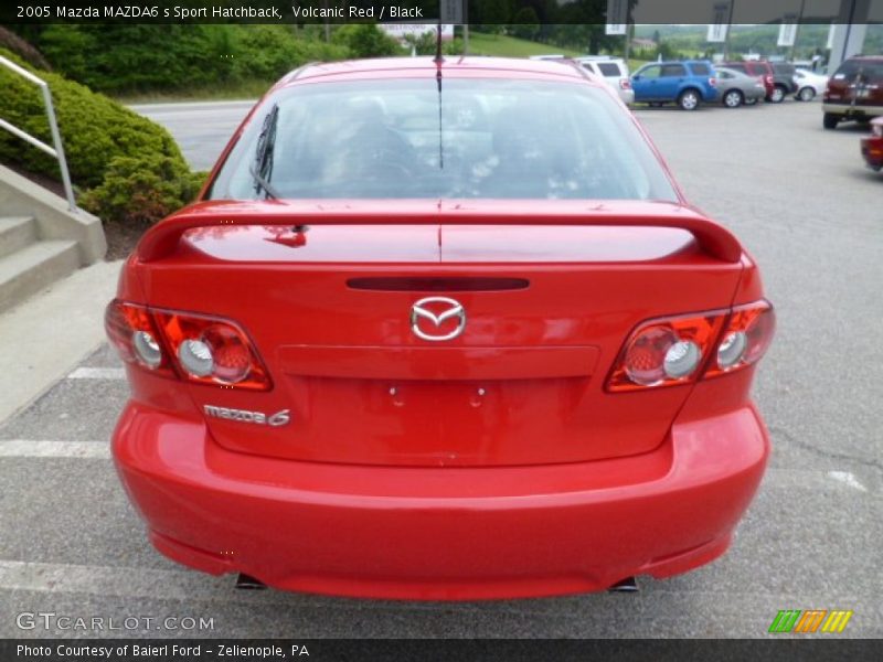 Volcanic Red / Black 2005 Mazda MAZDA6 s Sport Hatchback