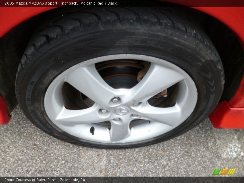 Volcanic Red / Black 2005 Mazda MAZDA6 s Sport Hatchback