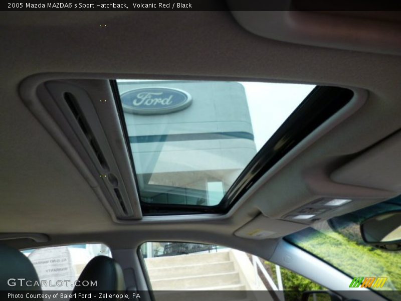 Volcanic Red / Black 2005 Mazda MAZDA6 s Sport Hatchback