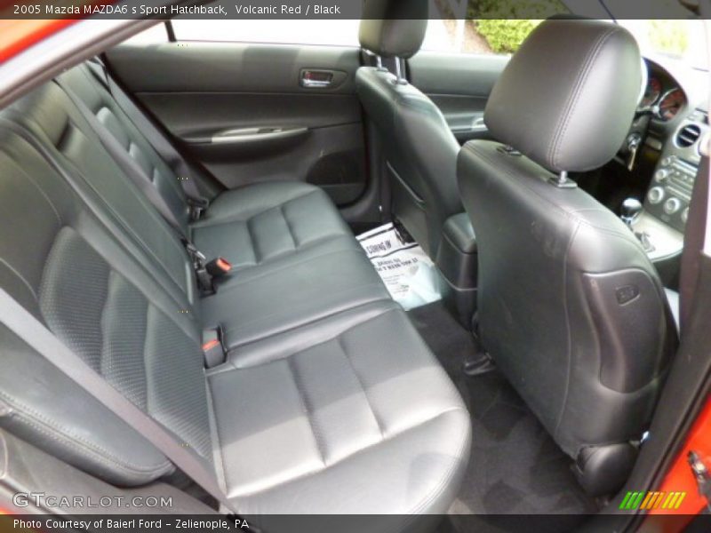 Volcanic Red / Black 2005 Mazda MAZDA6 s Sport Hatchback