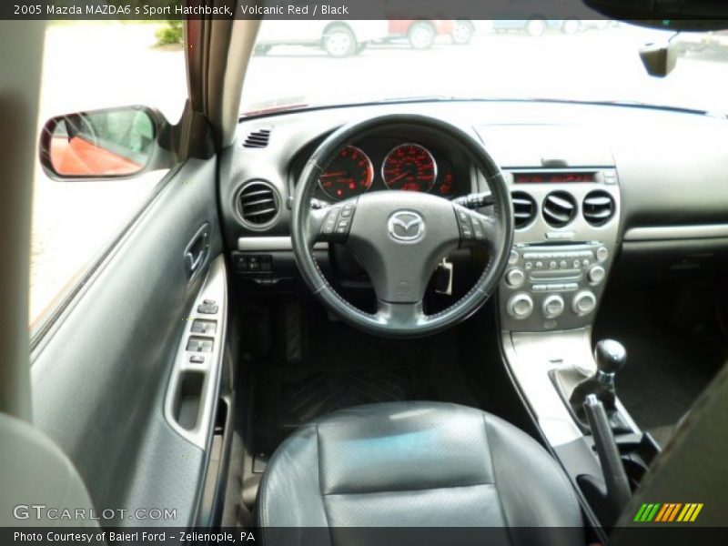 Dashboard of 2005 MAZDA6 s Sport Hatchback