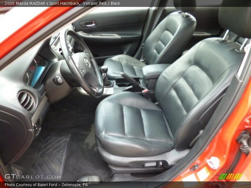  2005 MAZDA6 s Sport Hatchback Black Interior