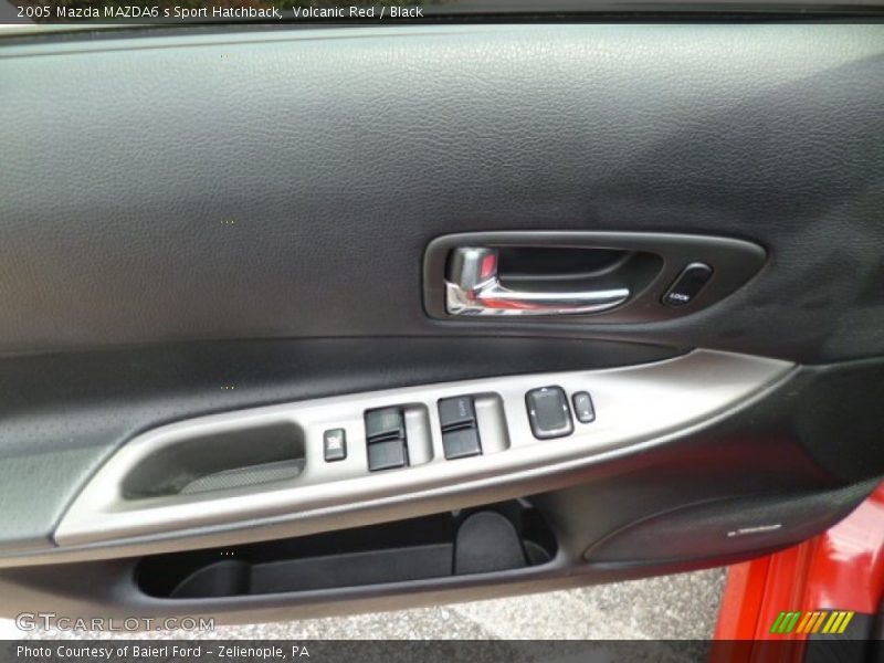 Volcanic Red / Black 2005 Mazda MAZDA6 s Sport Hatchback