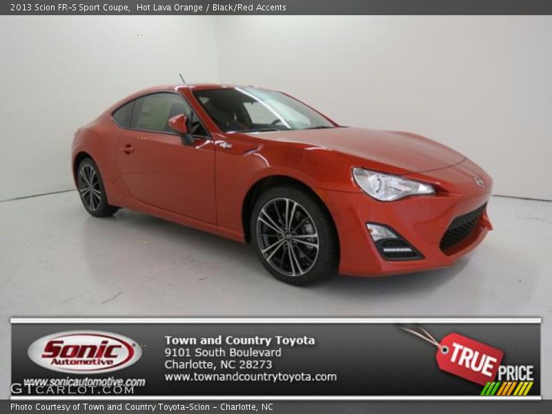 Hot Lava Orange / Black/Red Accents 2013 Scion FR-S Sport Coupe