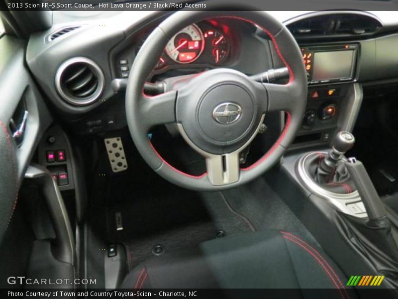 Hot Lava Orange / Black/Red Accents 2013 Scion FR-S Sport Coupe