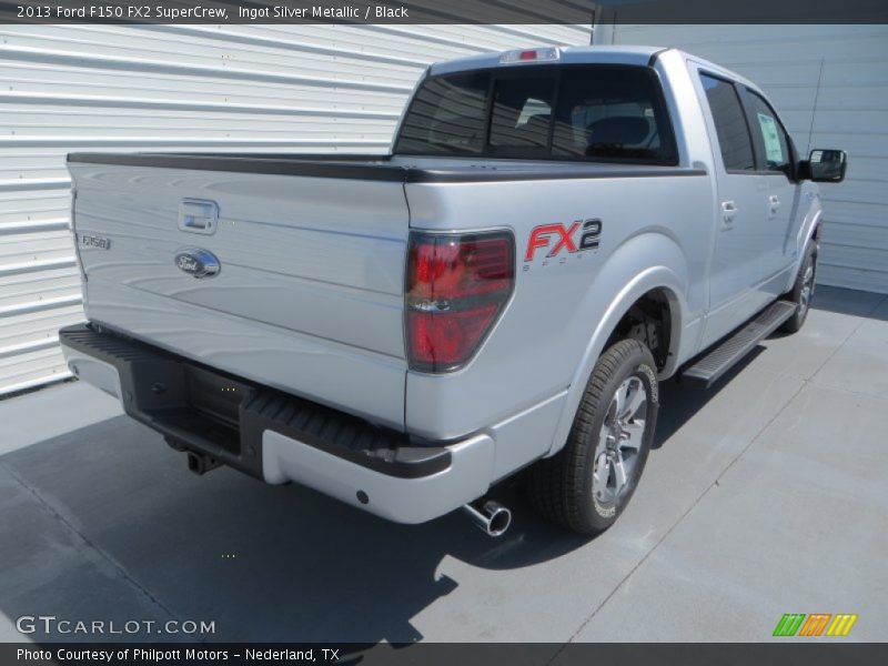 Ingot Silver Metallic / Black 2013 Ford F150 FX2 SuperCrew