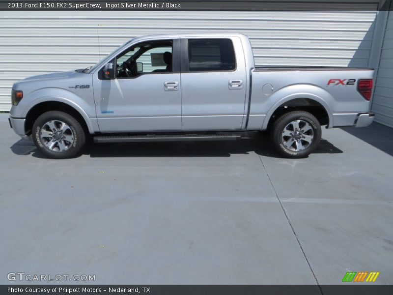 Ingot Silver Metallic / Black 2013 Ford F150 FX2 SuperCrew