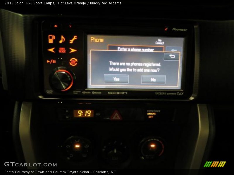 Hot Lava Orange / Black/Red Accents 2013 Scion FR-S Sport Coupe