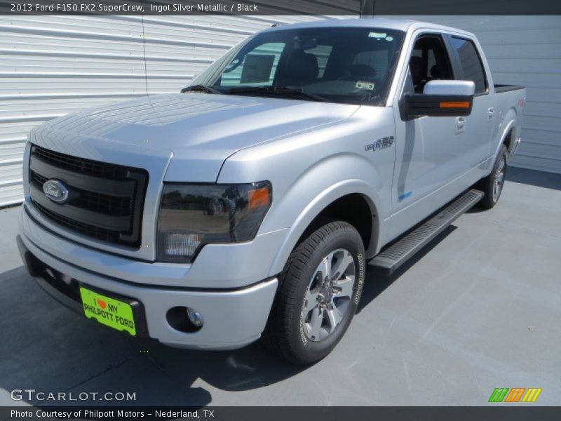 Ingot Silver Metallic / Black 2013 Ford F150 FX2 SuperCrew