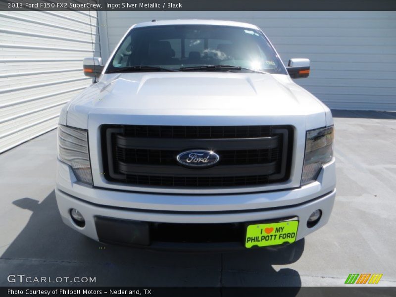 Ingot Silver Metallic / Black 2013 Ford F150 FX2 SuperCrew