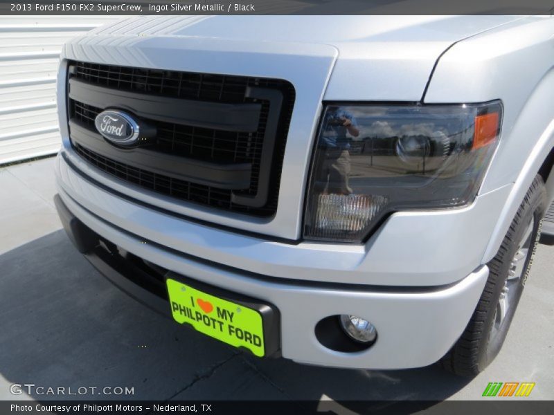 Ingot Silver Metallic / Black 2013 Ford F150 FX2 SuperCrew