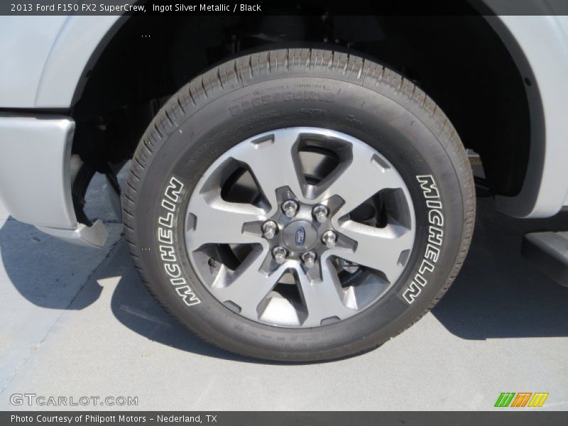 Ingot Silver Metallic / Black 2013 Ford F150 FX2 SuperCrew