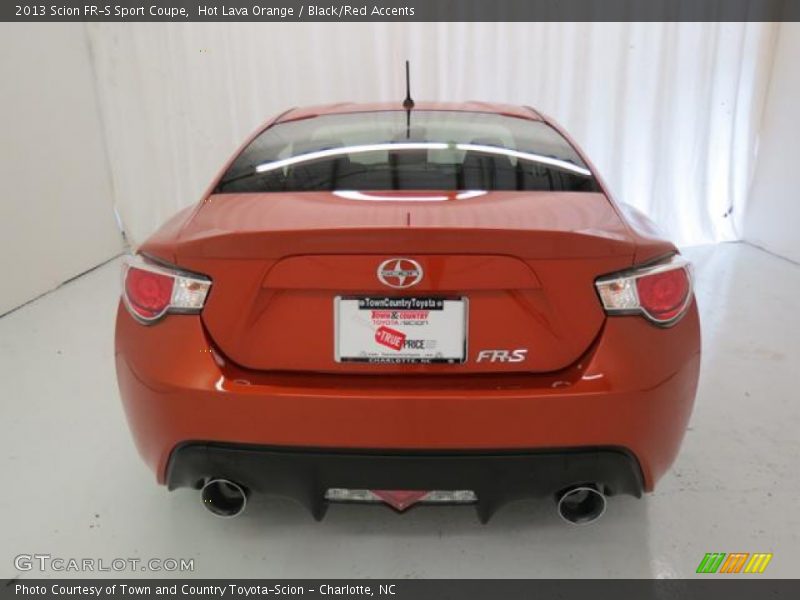 Hot Lava Orange / Black/Red Accents 2013 Scion FR-S Sport Coupe