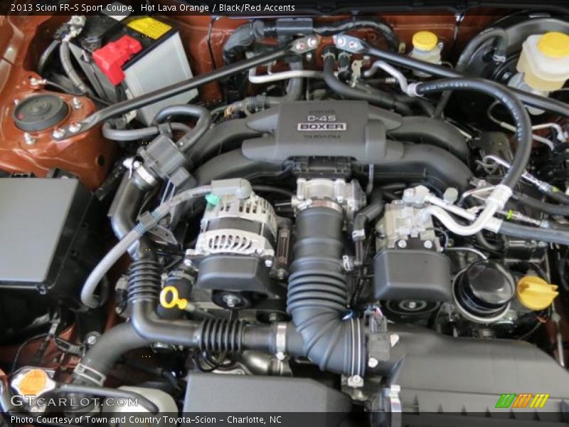 2013 FR-S Sport Coupe Engine - 2.0 Liter DOHC 16-Valve VVT D-4S Flat 4 Cylinder
