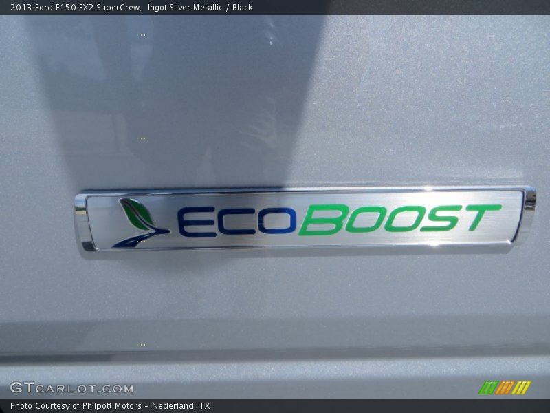 Ingot Silver Metallic / Black 2013 Ford F150 FX2 SuperCrew