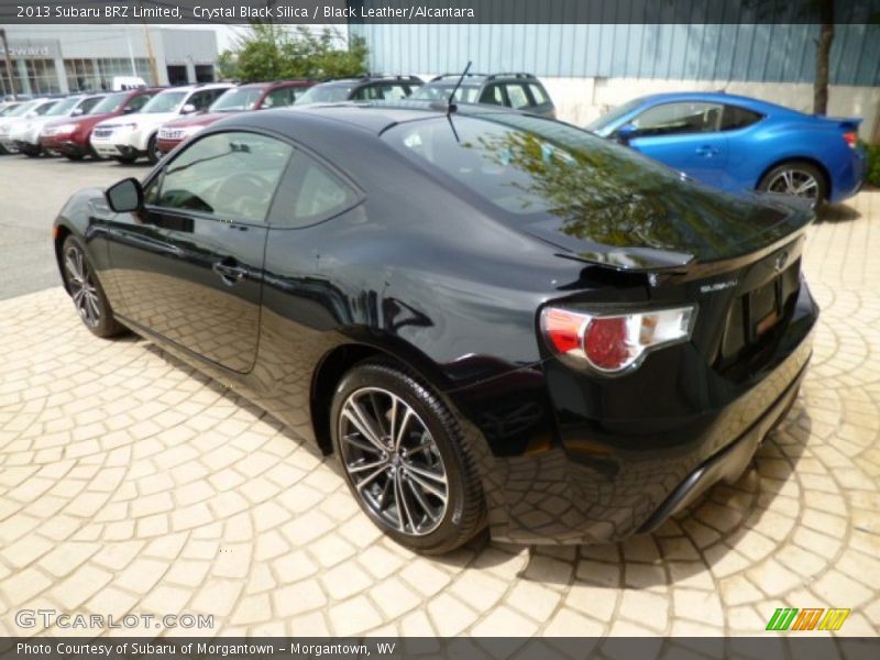 Crystal Black Silica / Black Leather/Alcantara 2013 Subaru BRZ Limited