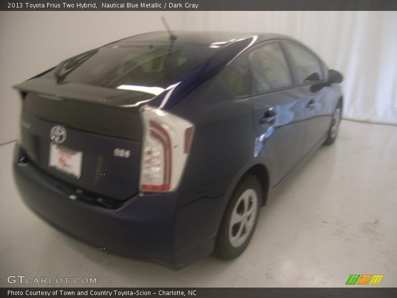 Nautical Blue Metallic / Dark Gray 2013 Toyota Prius Two Hybrid