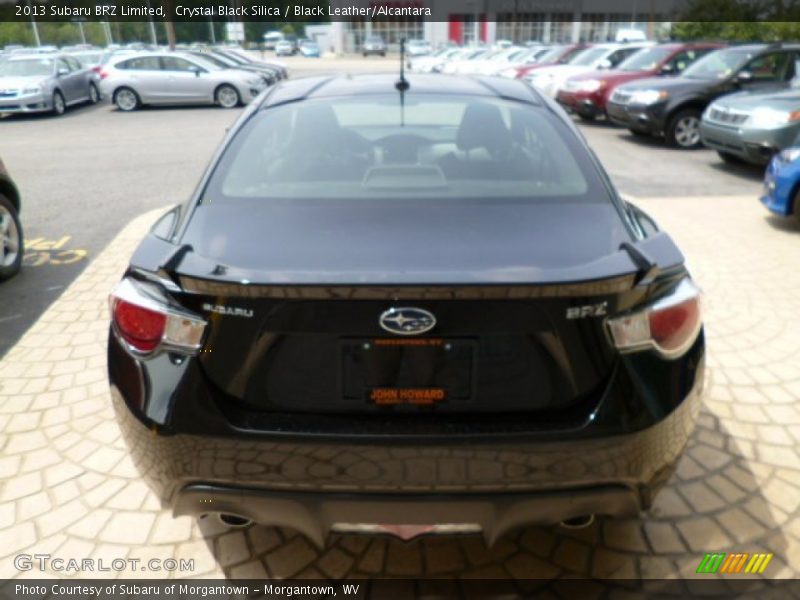 Crystal Black Silica / Black Leather/Alcantara 2013 Subaru BRZ Limited