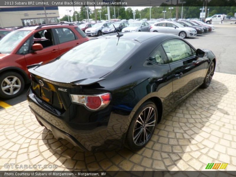 Crystal Black Silica / Black Leather/Alcantara 2013 Subaru BRZ Limited