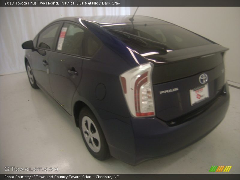 Nautical Blue Metallic / Dark Gray 2013 Toyota Prius Two Hybrid