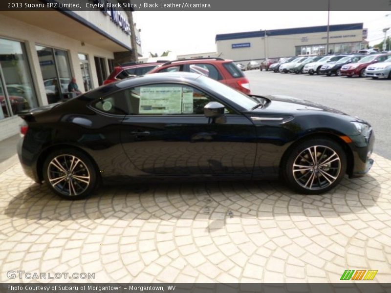 Crystal Black Silica / Black Leather/Alcantara 2013 Subaru BRZ Limited