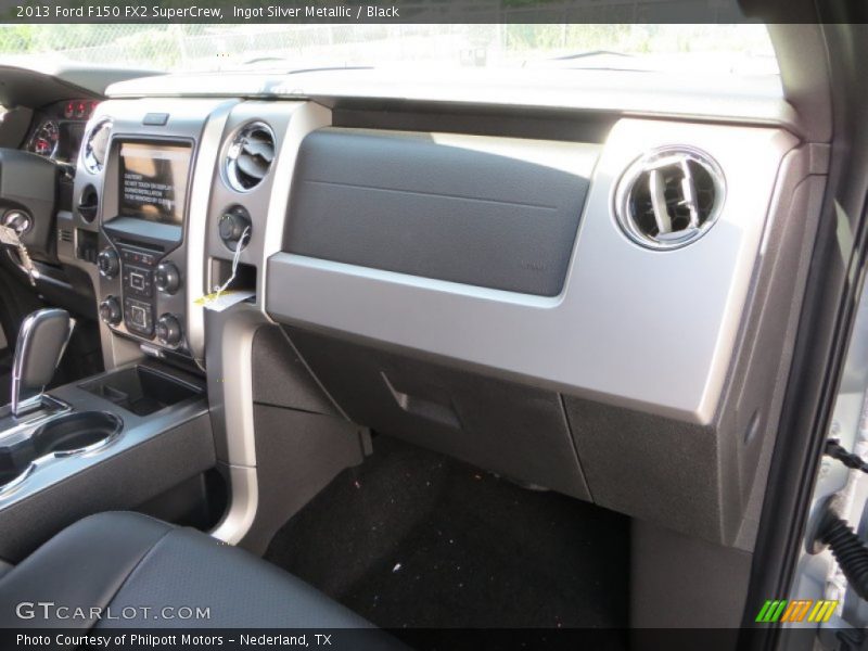 Ingot Silver Metallic / Black 2013 Ford F150 FX2 SuperCrew