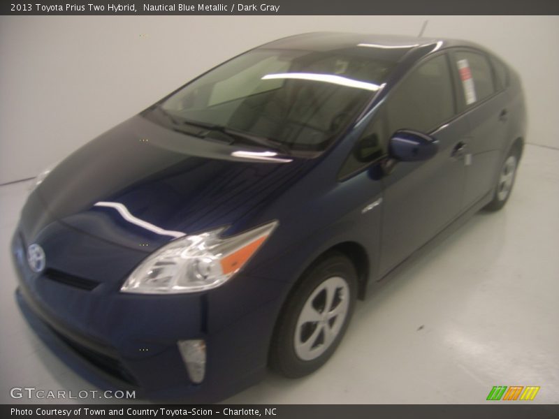 Nautical Blue Metallic / Dark Gray 2013 Toyota Prius Two Hybrid