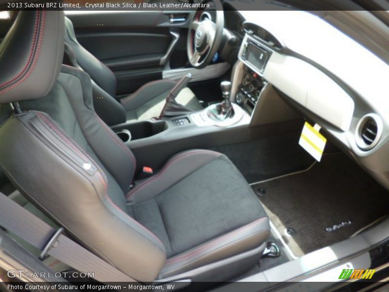 Crystal Black Silica / Black Leather/Alcantara 2013 Subaru BRZ Limited