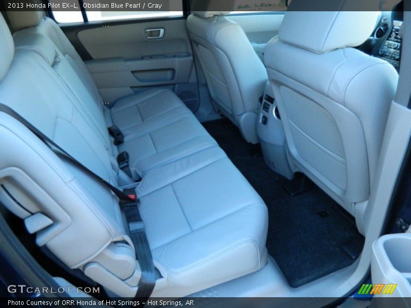 Obsidian Blue Pearl / Gray 2013 Honda Pilot EX-L
