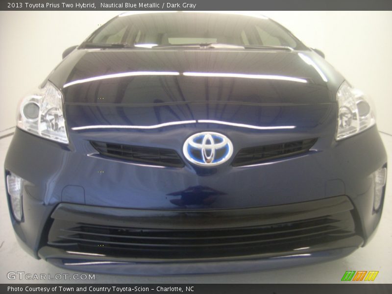 Nautical Blue Metallic / Dark Gray 2013 Toyota Prius Two Hybrid