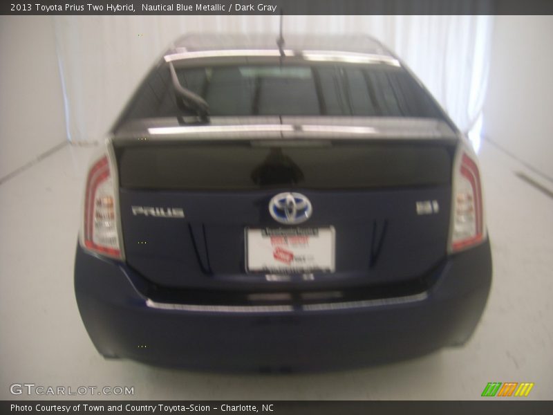 Nautical Blue Metallic / Dark Gray 2013 Toyota Prius Two Hybrid