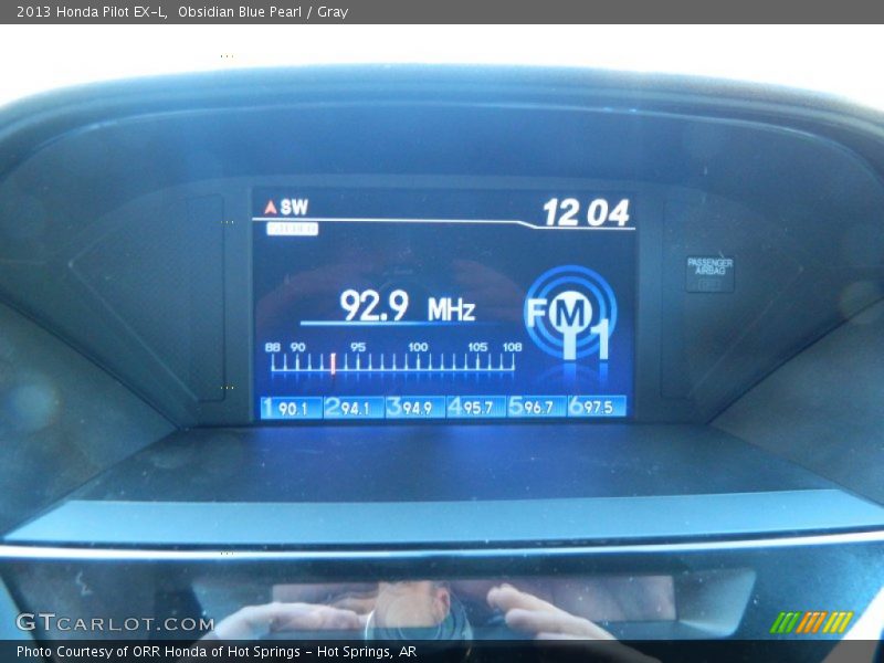 Obsidian Blue Pearl / Gray 2013 Honda Pilot EX-L