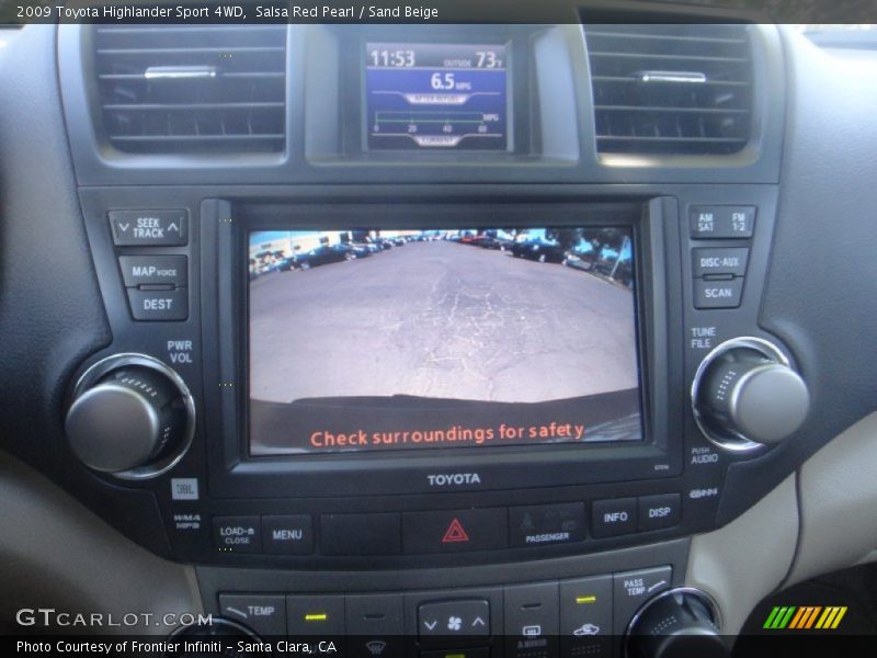 Salsa Red Pearl / Sand Beige 2009 Toyota Highlander Sport 4WD