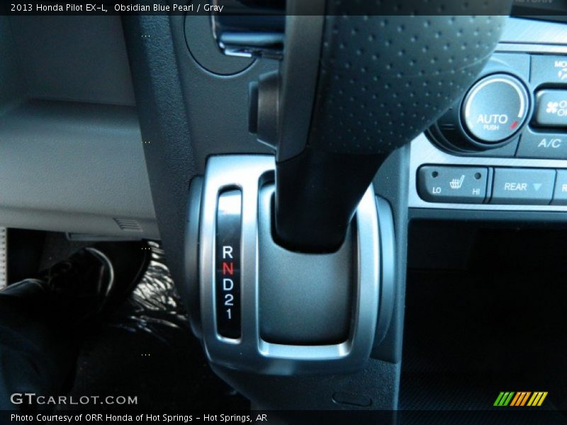 Obsidian Blue Pearl / Gray 2013 Honda Pilot EX-L