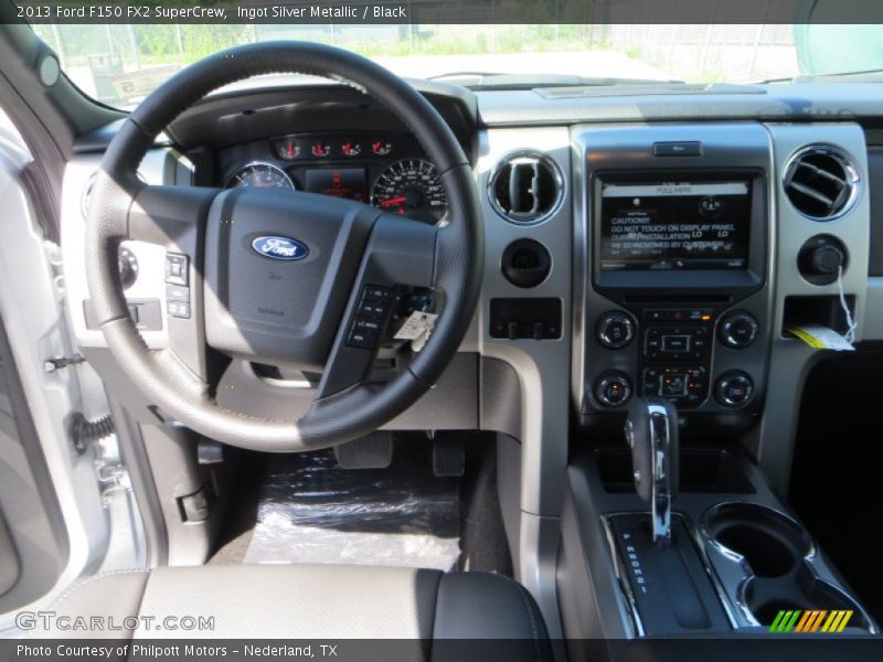 Ingot Silver Metallic / Black 2013 Ford F150 FX2 SuperCrew