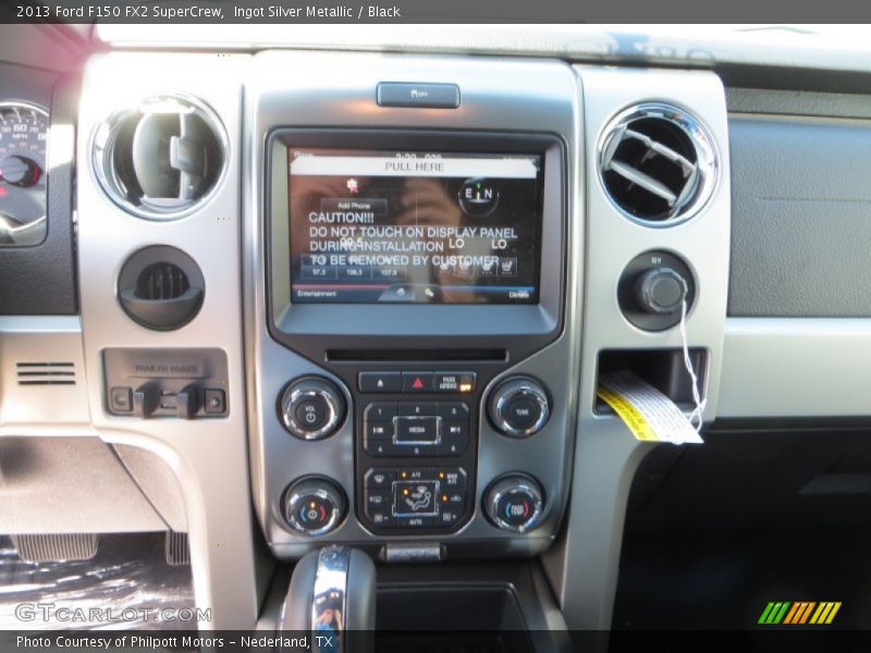Ingot Silver Metallic / Black 2013 Ford F150 FX2 SuperCrew