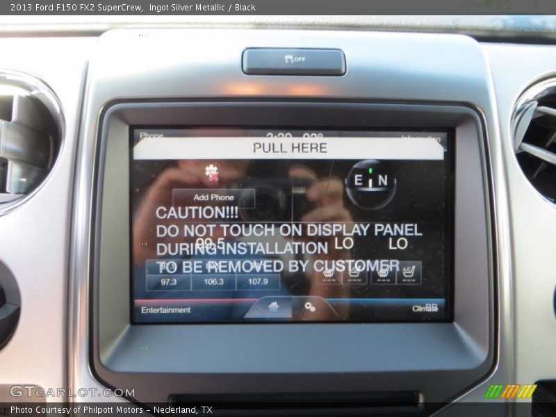 Ingot Silver Metallic / Black 2013 Ford F150 FX2 SuperCrew