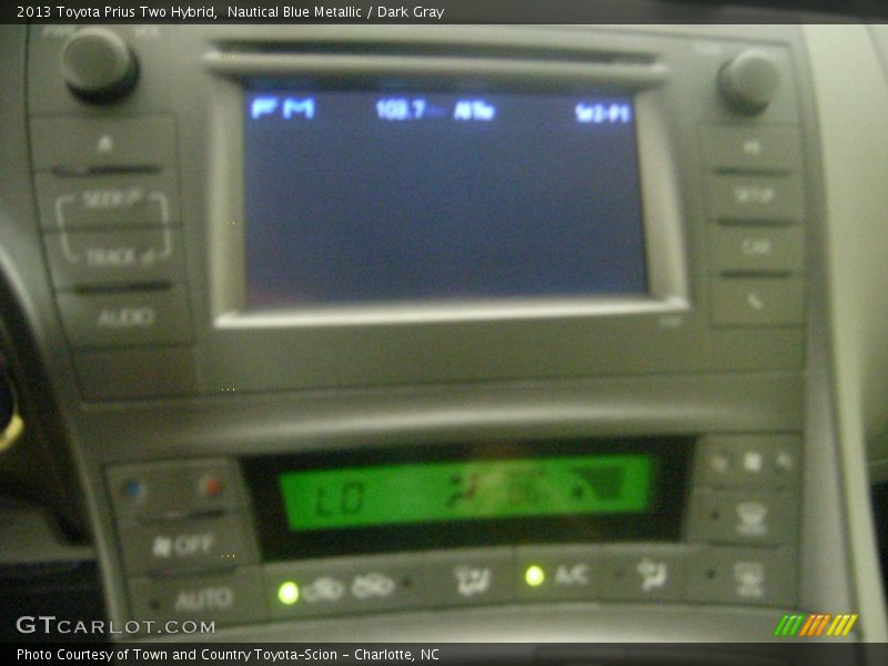 Nautical Blue Metallic / Dark Gray 2013 Toyota Prius Two Hybrid