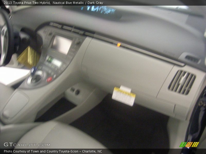 Nautical Blue Metallic / Dark Gray 2013 Toyota Prius Two Hybrid