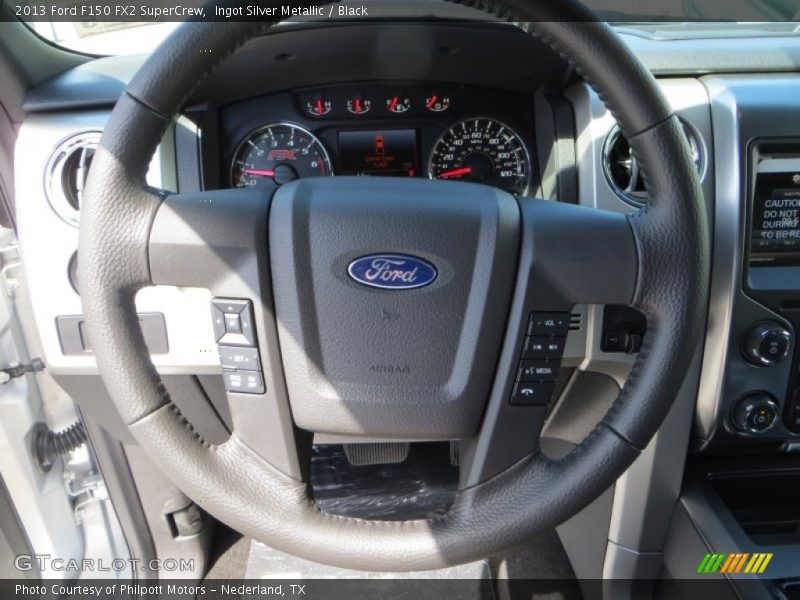 Ingot Silver Metallic / Black 2013 Ford F150 FX2 SuperCrew