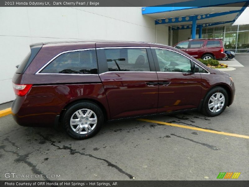 Dark Cherry Pearl / Beige 2013 Honda Odyssey LX